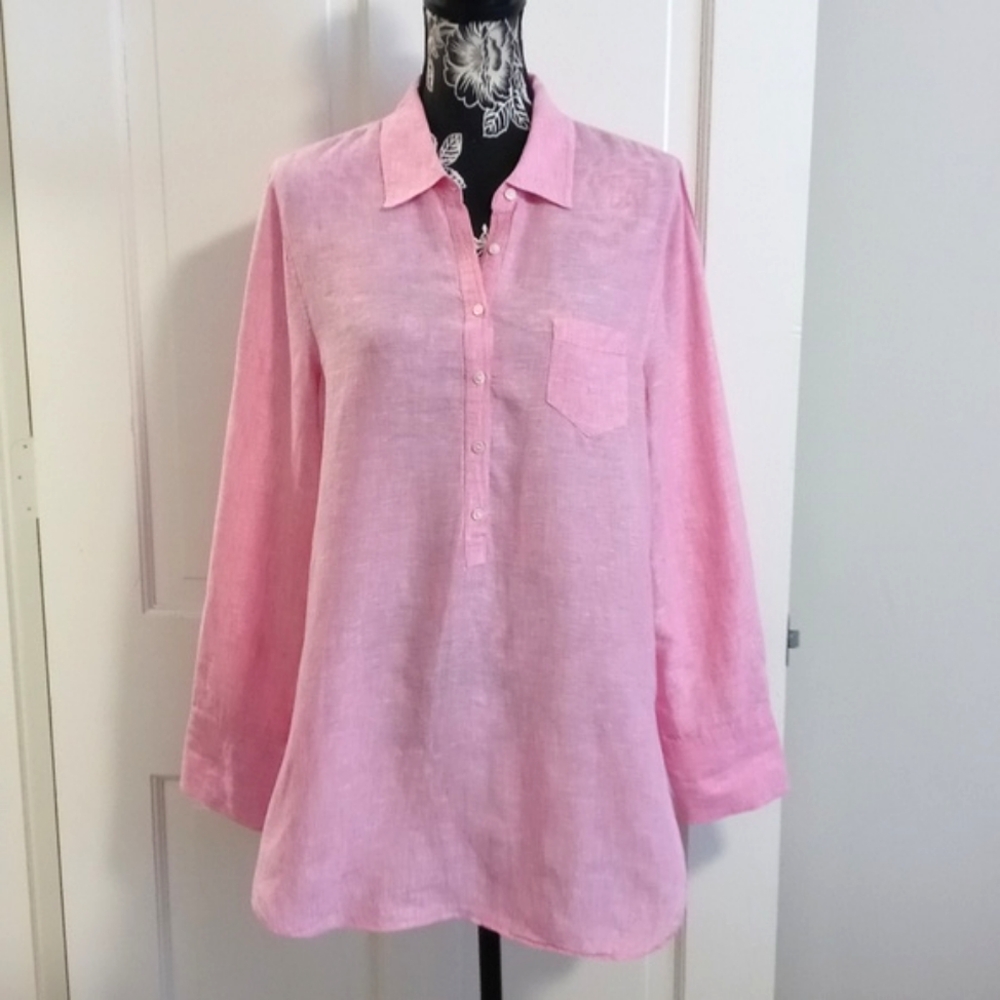 💞HTF Lilly Pulitzer💞 - Deanna Linen Popover Tunic